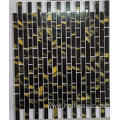 black yellow glass mosaic tile for kitchen